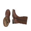 Remonte D0B80-24 Anatomic Leather Heeled Boot Tan Remonte D0B80-24 Anatomic Leather Heeled Boot Tan