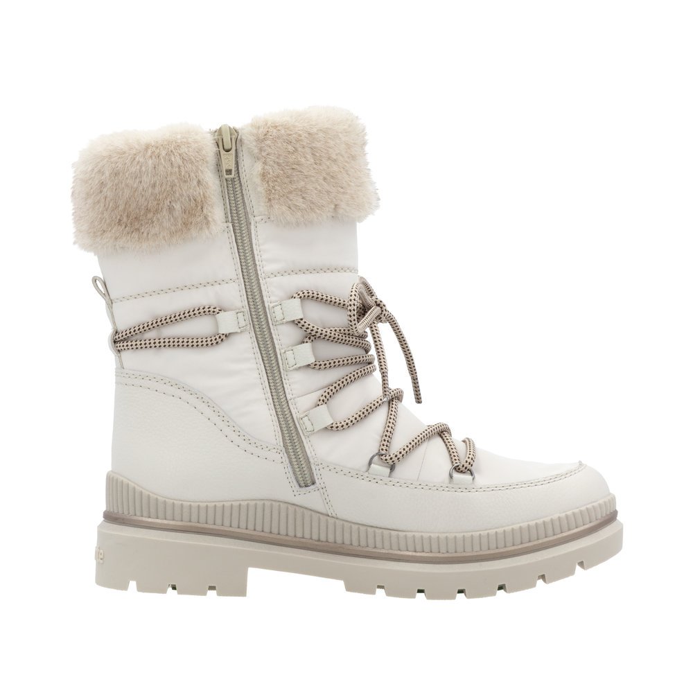 Remonte D0C81-80 Anatomic Leather Boots White Remonte D0C81-80 Anatomic Leather Boots White
