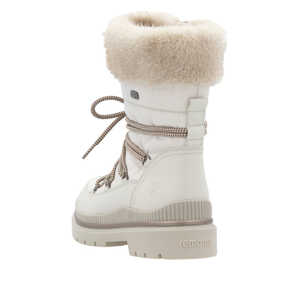 Remonte D0C81-80 Anatomic Leather Boots White Remonte D0C81-80 Anatomic Leather Boots White