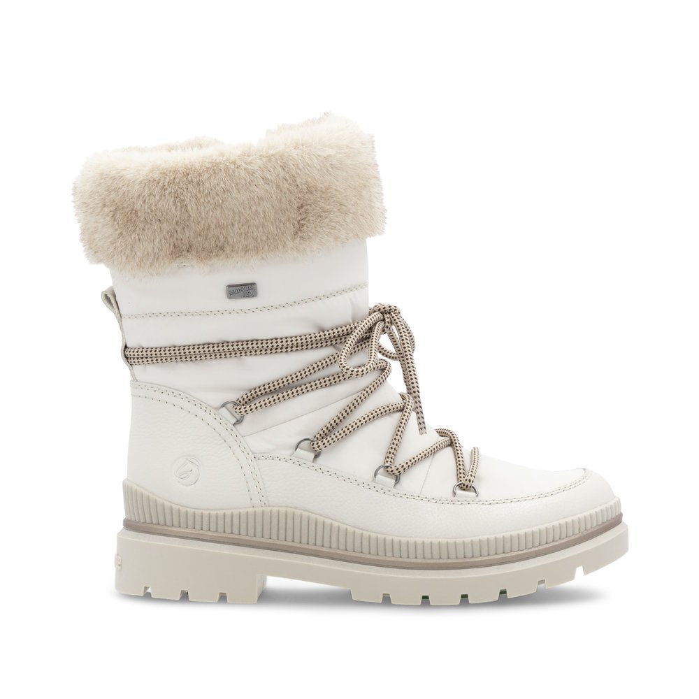 Remonte D0C81-80 Anatomic Leather Boots White Remonte D0C81-80 Anatomic Leather Boots White