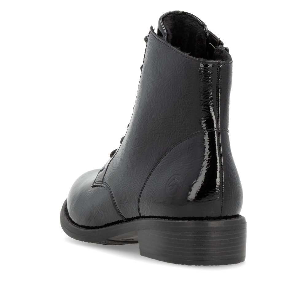Remonte D0F73-00 Anatomical Leather Ankle Boot Black Remonte D0F73-00 Anatomical Leather Ankle Boot Black
