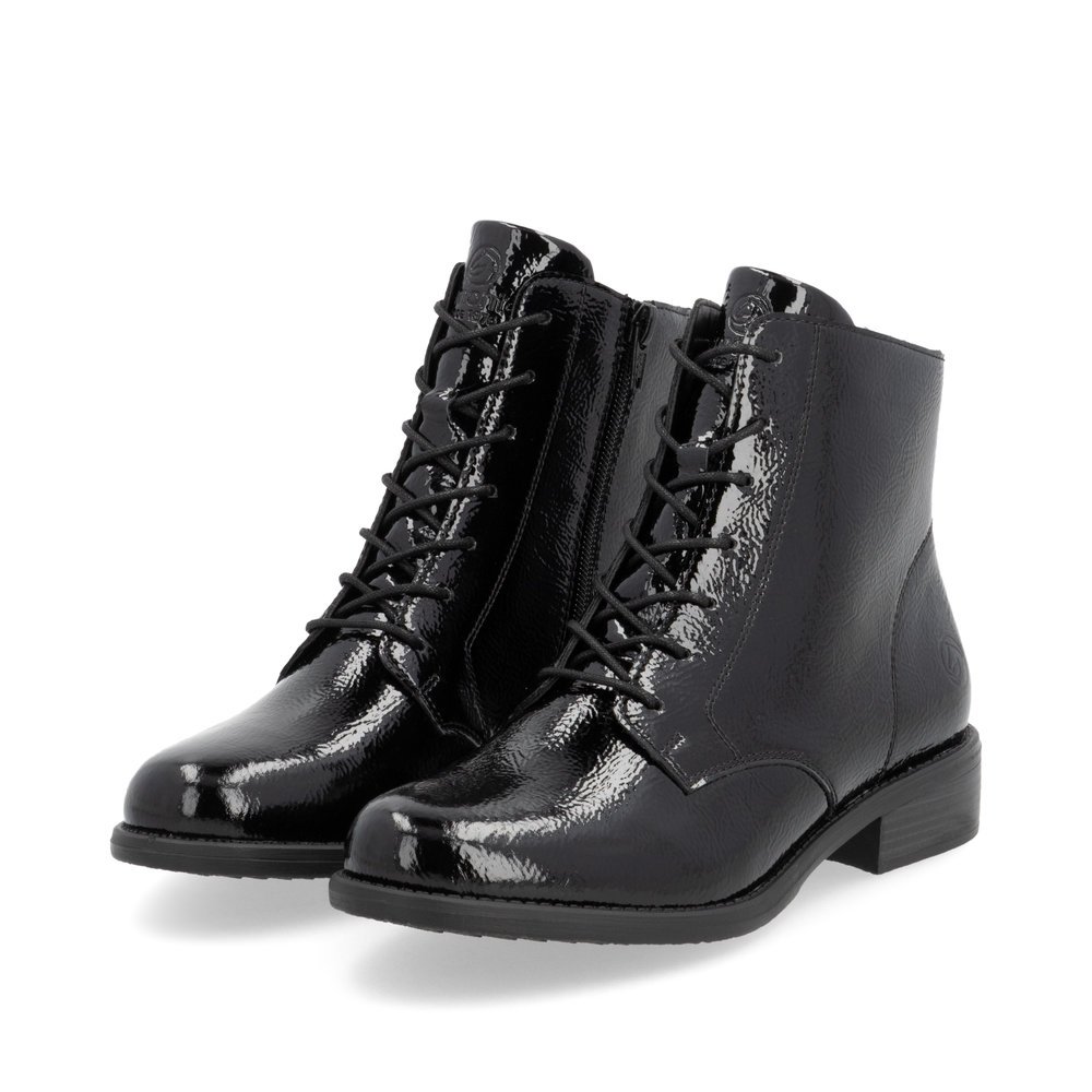 Remonte D0F73-00 Anatomical Leather Ankle Boot Black Remonte D0F73-00 Anatomical Leather Ankle Boot Black