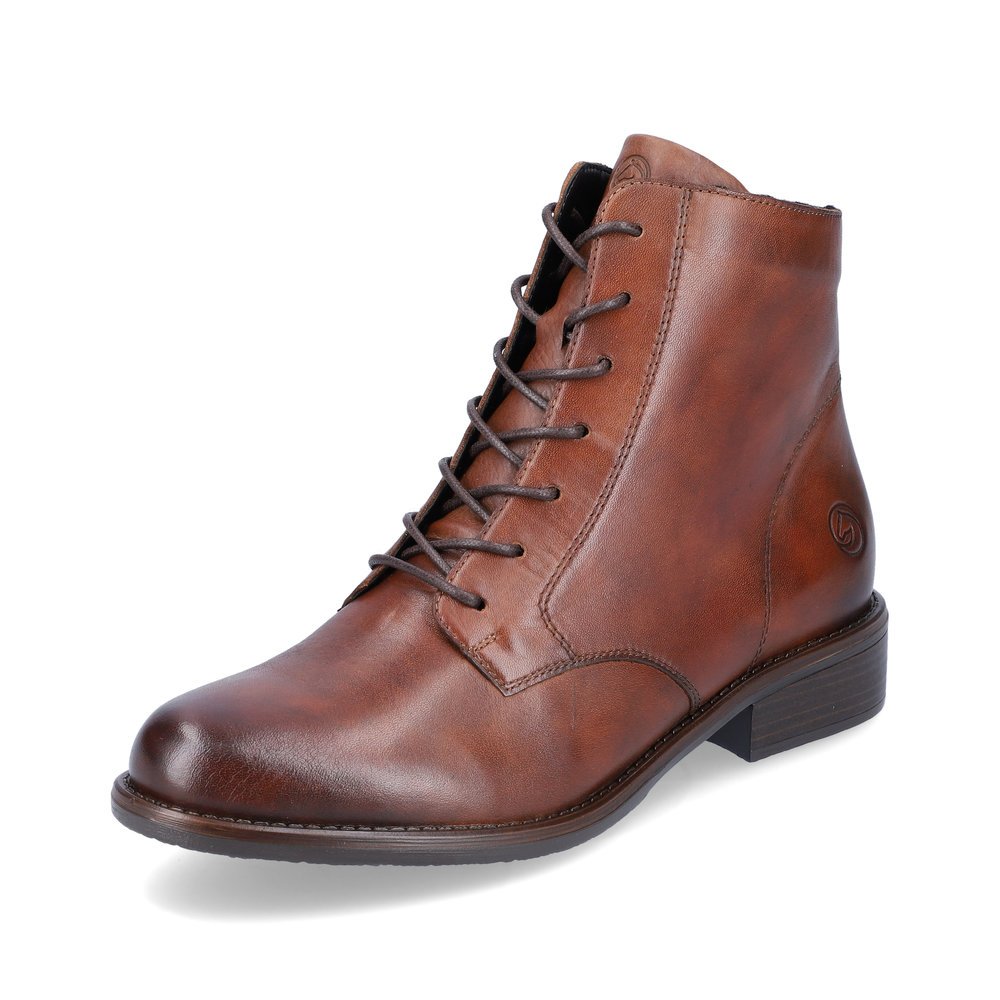 Remonte D0F73-22 Anatomical Leather Ankle Boot Tan Remonte D0F73-22 Anatomical Leather Ankle Boot Tan