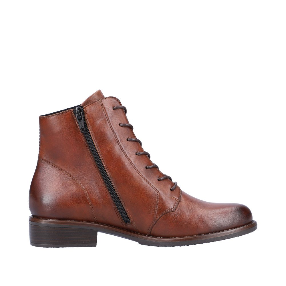 Remonte D0F73-22 Anatomical Leather Ankle Boot Tan Remonte D0F73-22 Anatomical Leather Ankle Boot Tan