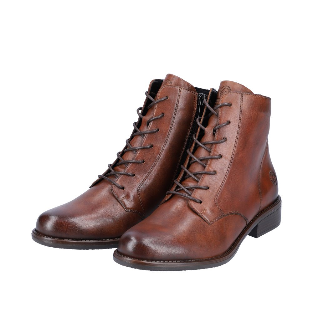 Remonte D0F73-22 Anatomical Leather Ankle Boot Tan Remonte D0F73-22 Anatomical Leather Ankle Boot Tan