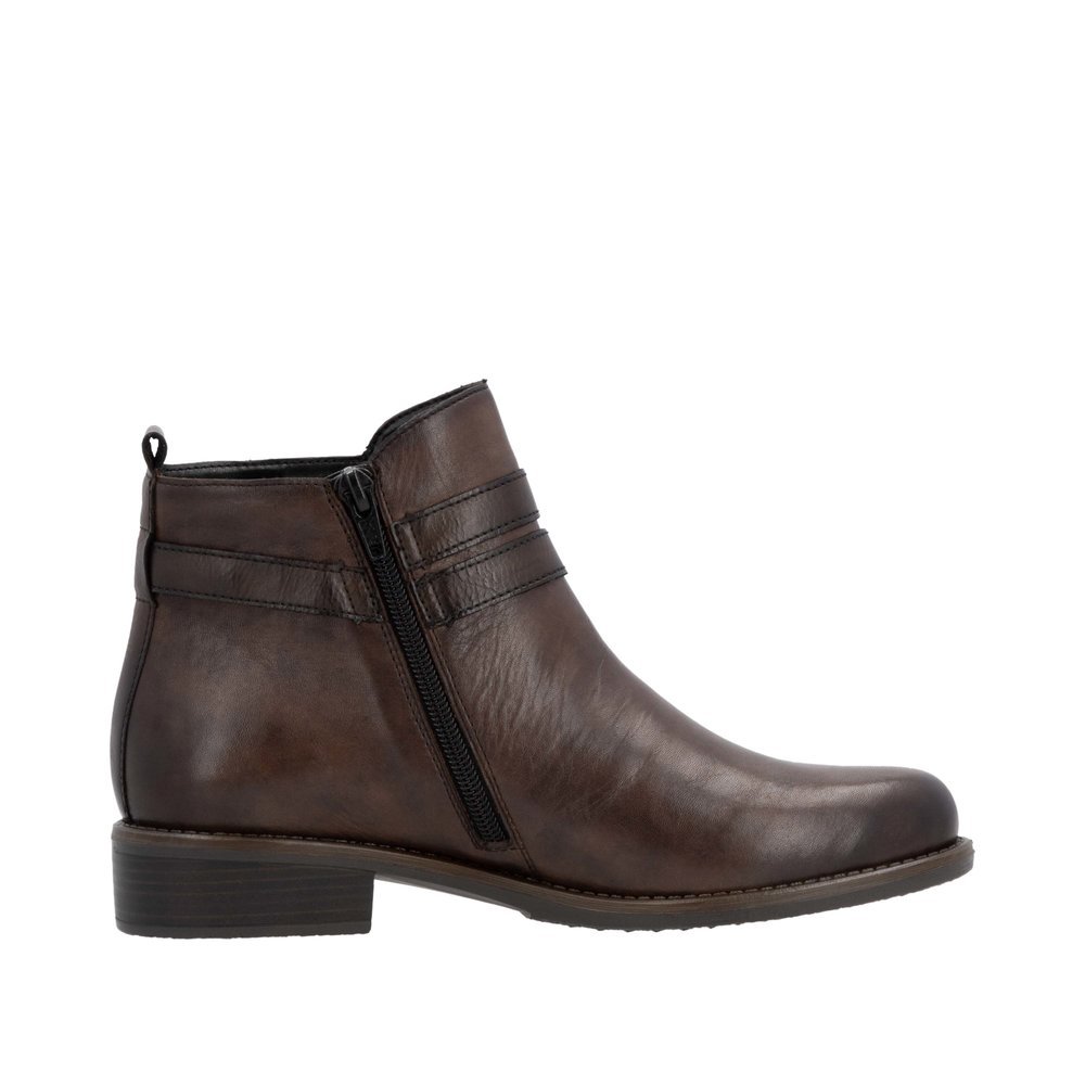 Remonte D0F77-25 Anatomical Leather Ankle Boot Brown Remonte D0F77-25 Anatomical Leather Ankle Boot Brown