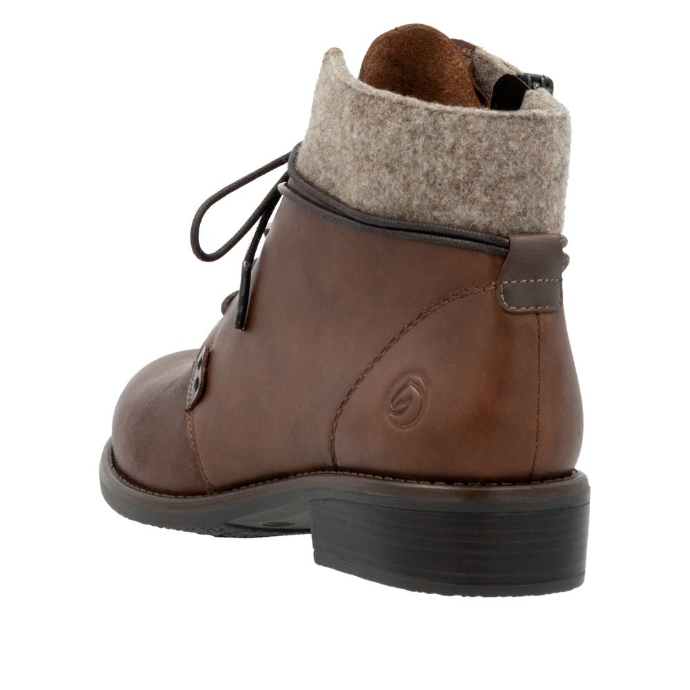 Remonte D0F78-22 Anatomical Leather Ankle Boot Brown Remonte D0F78-22 Anatomical Leather Ankle Boot Brown