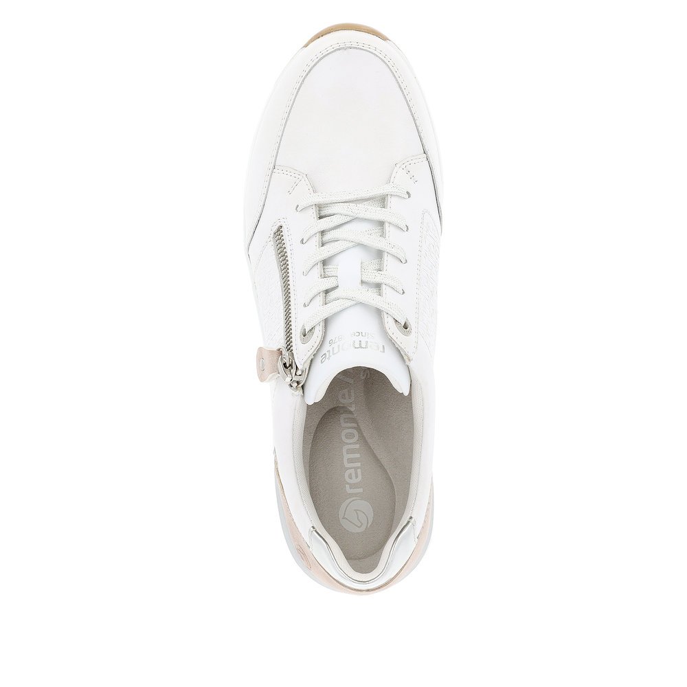 Remonte D0T03-80 Ανατομικό Δερμάτινο Sneaker Λευκό