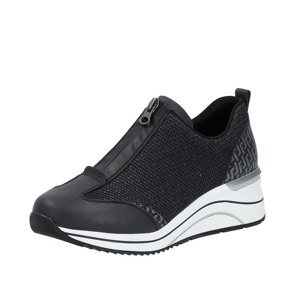 Remonte D0T07-14 Anatomical Leather Sneaker Blue Remonte D0T07-14 Anatomical Leather Sneaker Blue