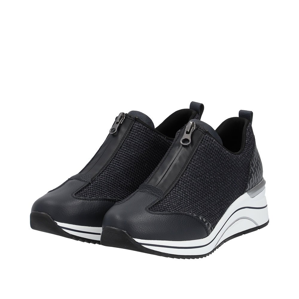 Remonte D0T07-14 Anatomical Leather Sneaker Blue Remonte D0T07-14 Anatomical Leather Sneaker Blue