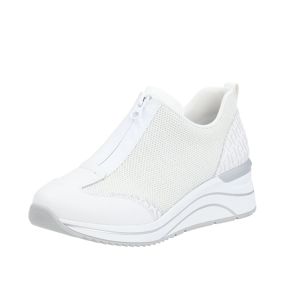 Remonte D0T07-80 Anatomical Leather Sneaker White Remonte D0T07-80 Anatomical Leather Sneaker White