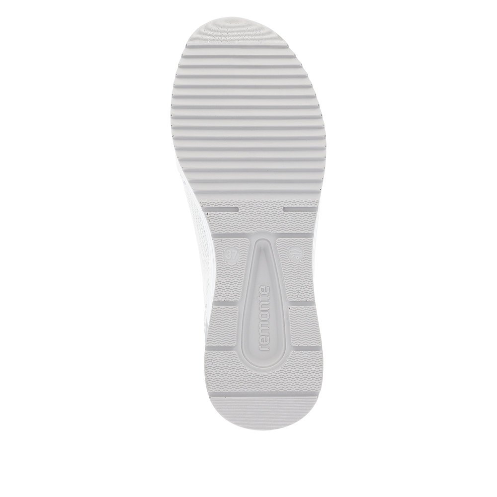 Remonte D0T07-80 Anatomical Leather Sneaker White Remonte D0T07-80 Anatomical Leather Sneaker White