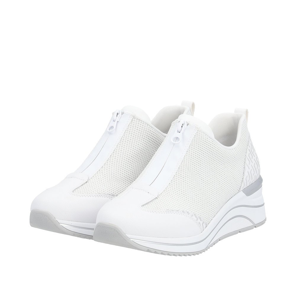 Remonte D0T07-80 Anatomical Leather Sneaker White Remonte D0T07-80 Anatomical Leather Sneaker White