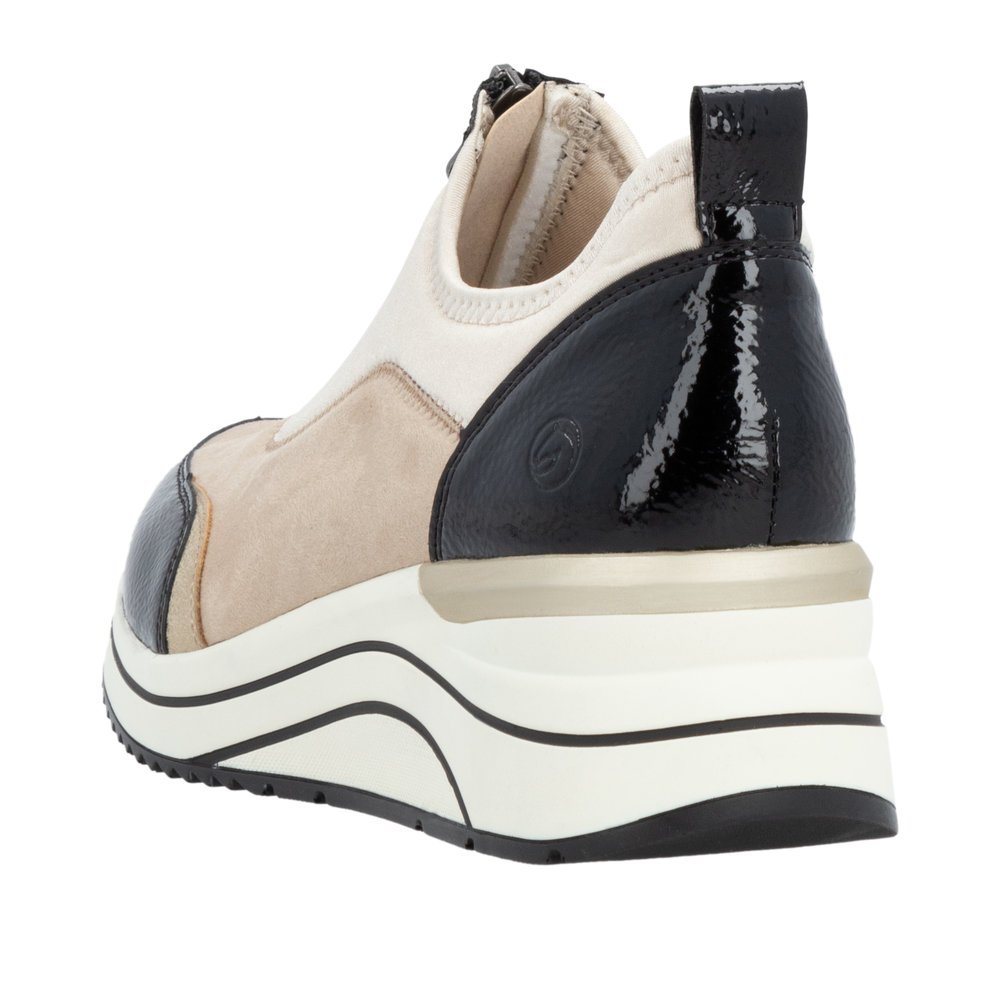 Remonte D0T08-60 Anatomical Leather Sneaker Beige Remonte D0T08-60 Anatomical Leather Sneaker Beige