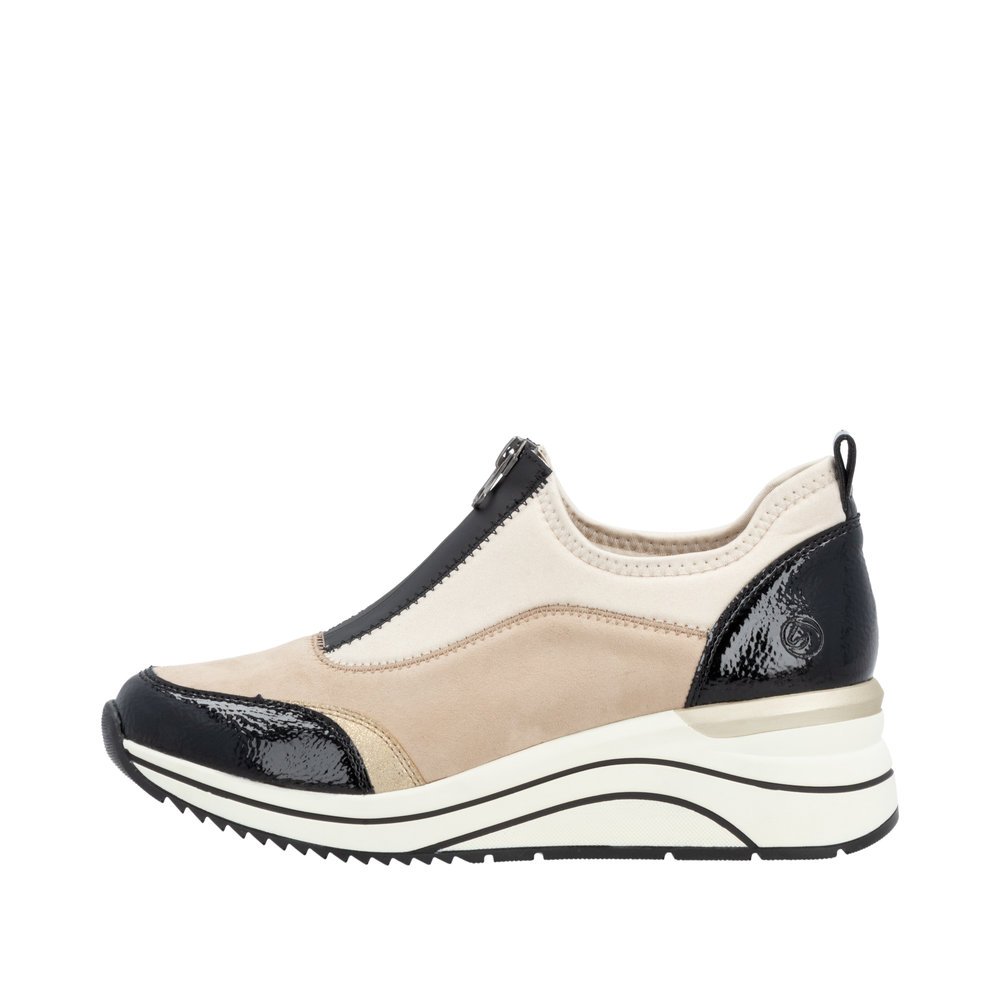 Remonte D0T08-60 Anatomical Leather Sneaker Beige Remonte D0T08-60 Anatomical Leather Sneaker Beige