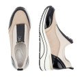Remonte D0T08-60 Anatomical Leather Sneaker Beige Remonte D0T08-60 Anatomical Leather Sneaker Beige