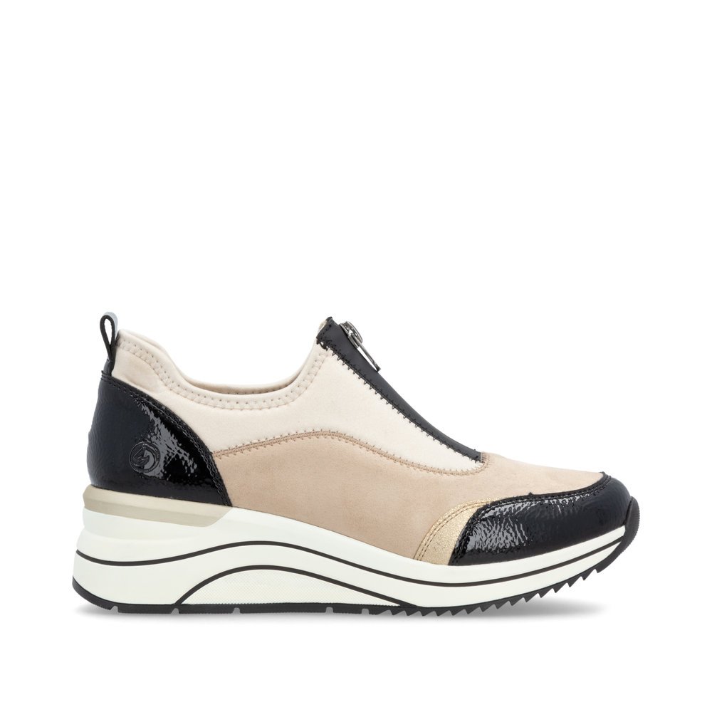 Remonte D0T08-60 Anatomical Leather Sneaker Beige Remonte D0T08-60 Anatomical Leather Sneaker Beige