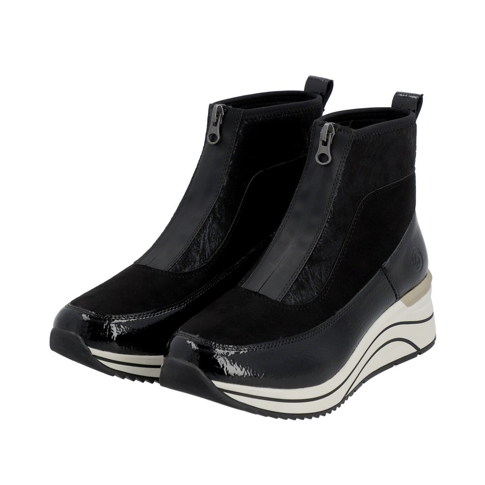 Remonte D0T71-01 Anatomical Ankle Boot Sneaker Black Remonte D0T71-01 Anatomical Ankle Boot Sneaker Black