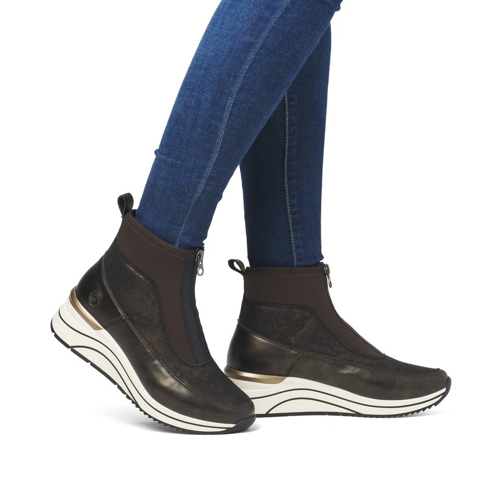 Remonte D0T71-25 Anatomical Ankle Boot Sneaker Brown Remonte D0T71-25 Anatomical Ankle Boot Sneaker Brown