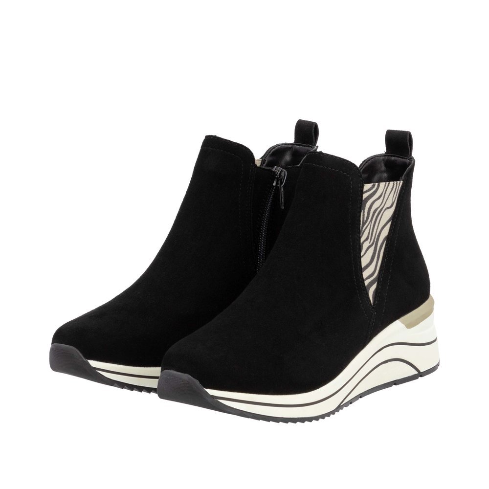 Remonte D0T75-03 Anatomical Ankle Boot Sneaker Black Remonte D0T75-03 Anatomical Ankle Boot Sneaker Black