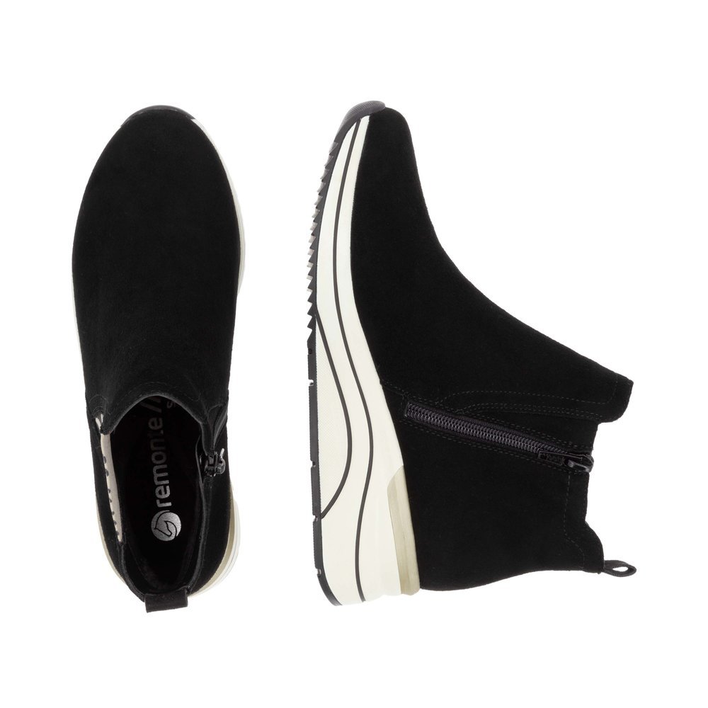 Remonte D0T75-03 Anatomical Ankle Boot Sneaker Black Remonte D0T75-03 Anatomical Ankle Boot Sneaker Black