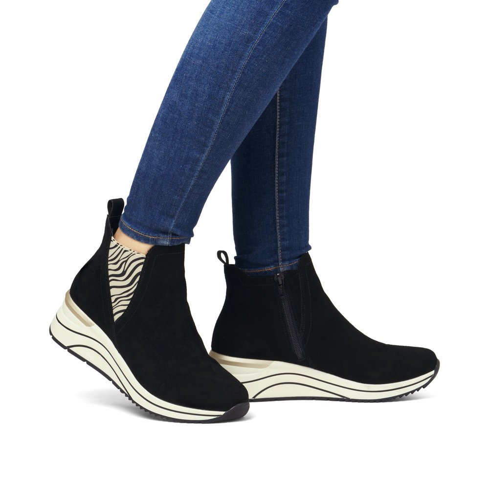 Remonte D0T75-03 Anatomical Ankle Boot Sneaker Black Remonte D0T75-03 Anatomical Ankle Boot Sneaker Black