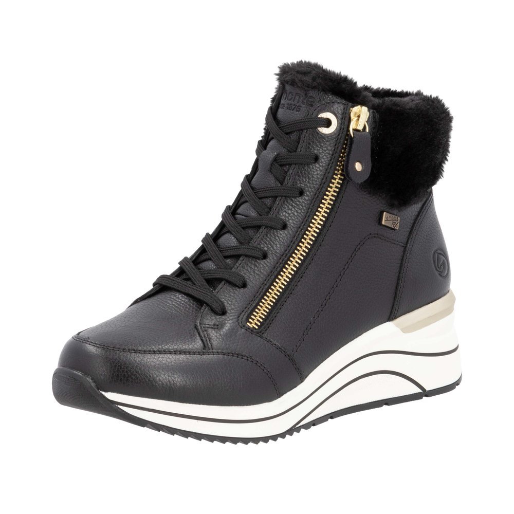 Remonte D0T77-02 Anatomical Ankle Boot Sneaker Black Remonte D0T77-02 Anatomical Ankle Boot Sneaker Black