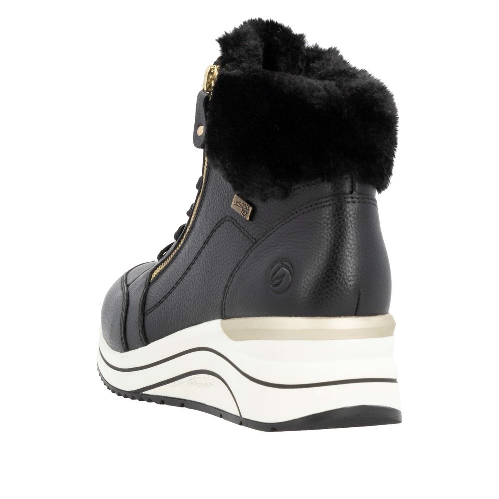 Remonte D0T77-02 Anatomical Ankle Boot Sneaker Black Remonte D0T77-02 Anatomical Ankle Boot Sneaker Black