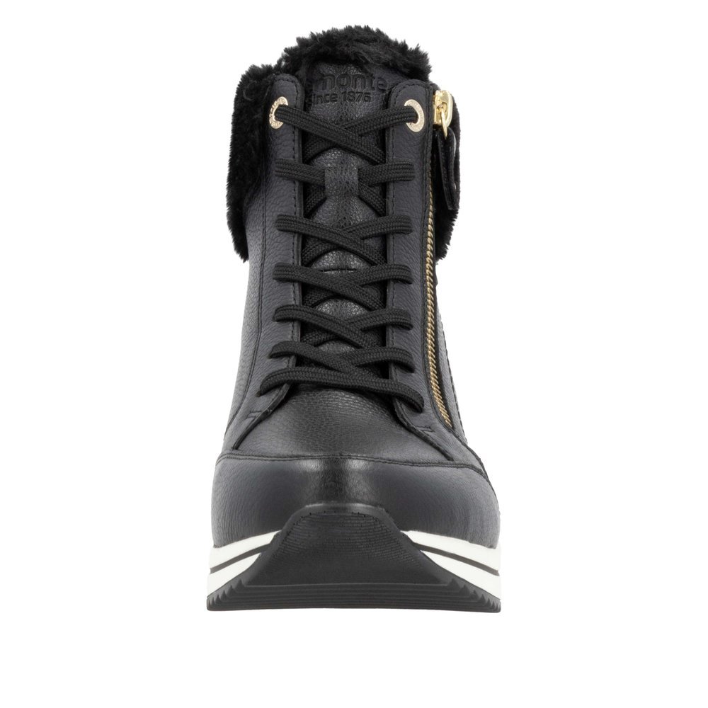 Remonte D0T77-02 Anatomical Ankle Boot Sneaker Black Remonte D0T77-02 Anatomical Ankle Boot Sneaker Black