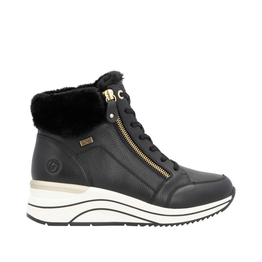 Remonte D0T77-02 Anatomical Ankle Boot Sneaker Black Remonte D0T77-02 Anatomical Ankle Boot Sneaker Black