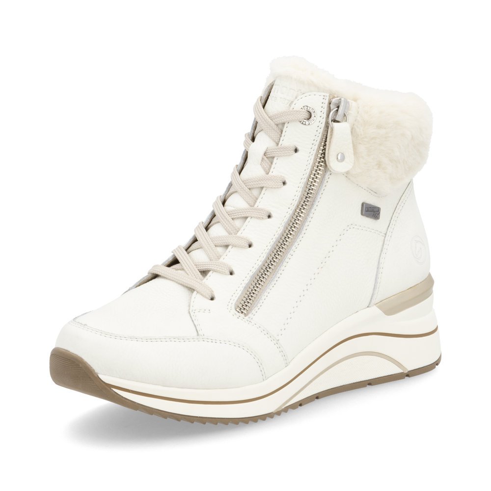 Remonte D0T77-80 Anatomical Ankle Boot Sneaker White Remonte D0T77-80 Anatomical Ankle Boot Sneaker White