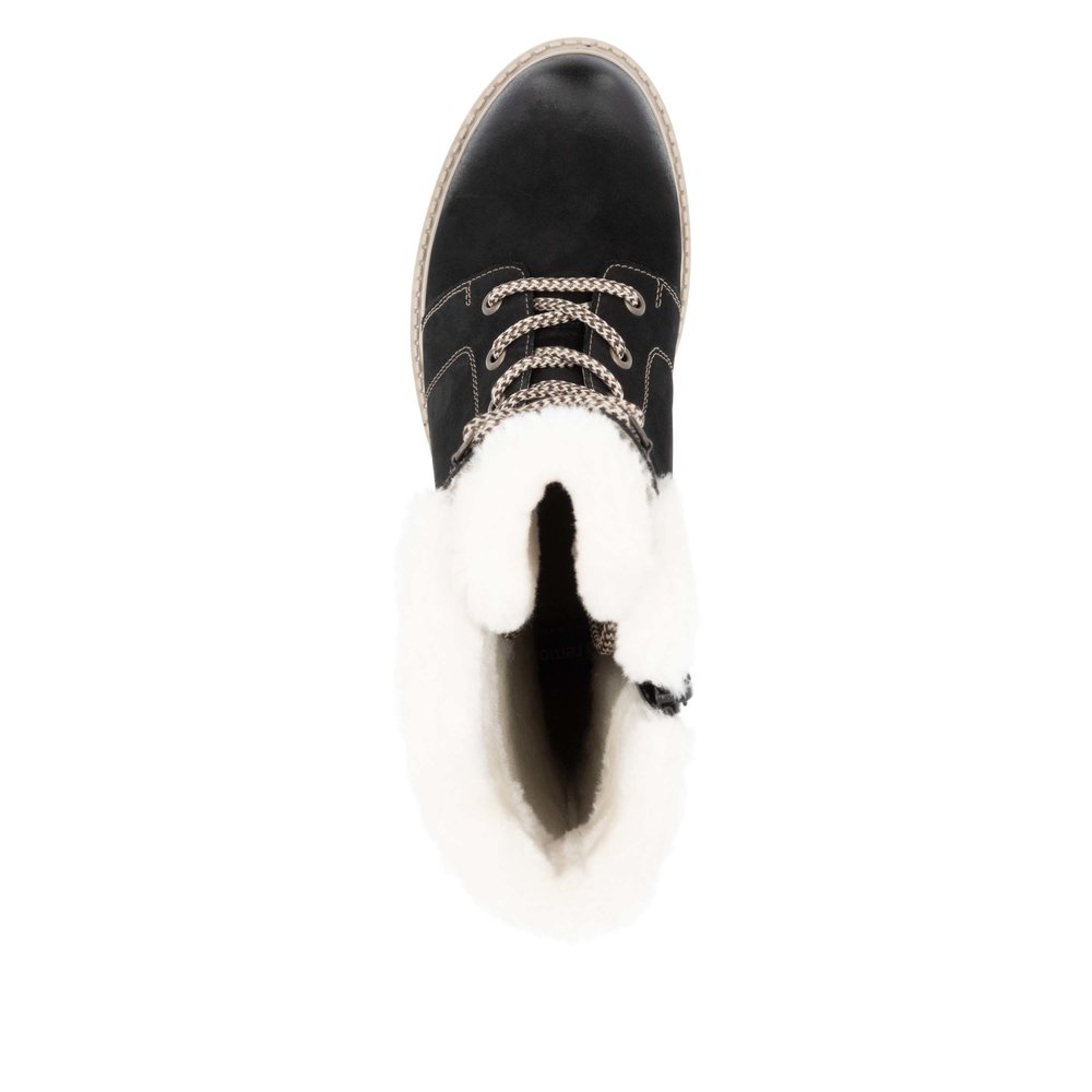 Remonte D0W72-03 Anatomical Leather Ankle Boot Black Remonte D0W72-03 Anatomical Leather Ankle Boot Black