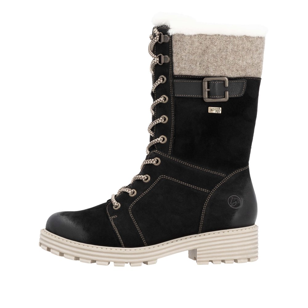 Remonte D0W72-03 Anatomical Leather Ankle Boot Black Remonte D0W72-03 Anatomical Leather Ankle Boot Black