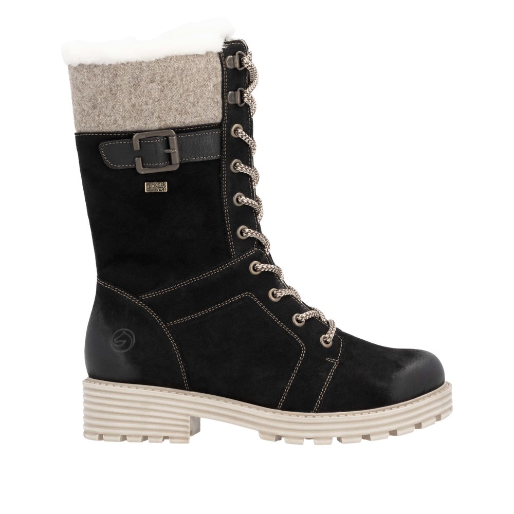 Remonte D0W72-03 Anatomical Leather Ankle Boot Black Remonte D0W72-03 Anatomical Leather Ankle Boot Black