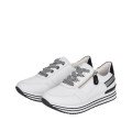 Remonte D1312-80 Anatomical Leather Sneaker White