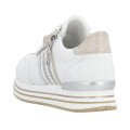 Remonte D1318-80 Ανατομικό Δερμάτινο Sneaker Λευκό