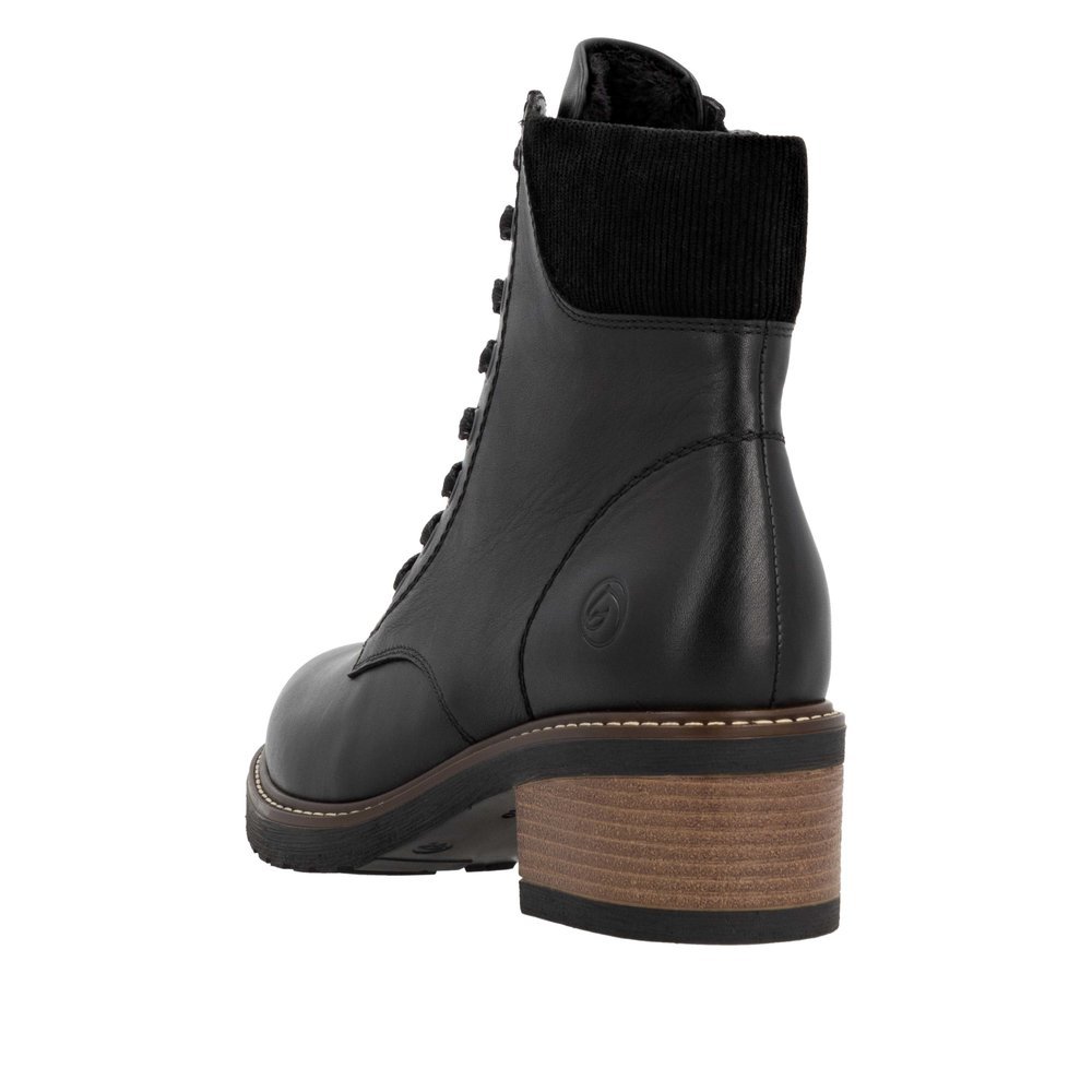 Remonte D1A70-00 Anatomic Leather Ankle Boot Black Remonte D1A70-00 Anatomic Leather Ankle Boot Black