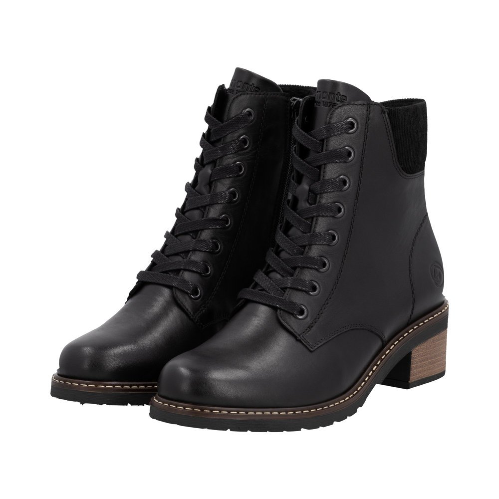 Remonte D1A70-00 Anatomic Leather Ankle Boot Black Remonte D1A70-00 Anatomic Leather Ankle Boot Black