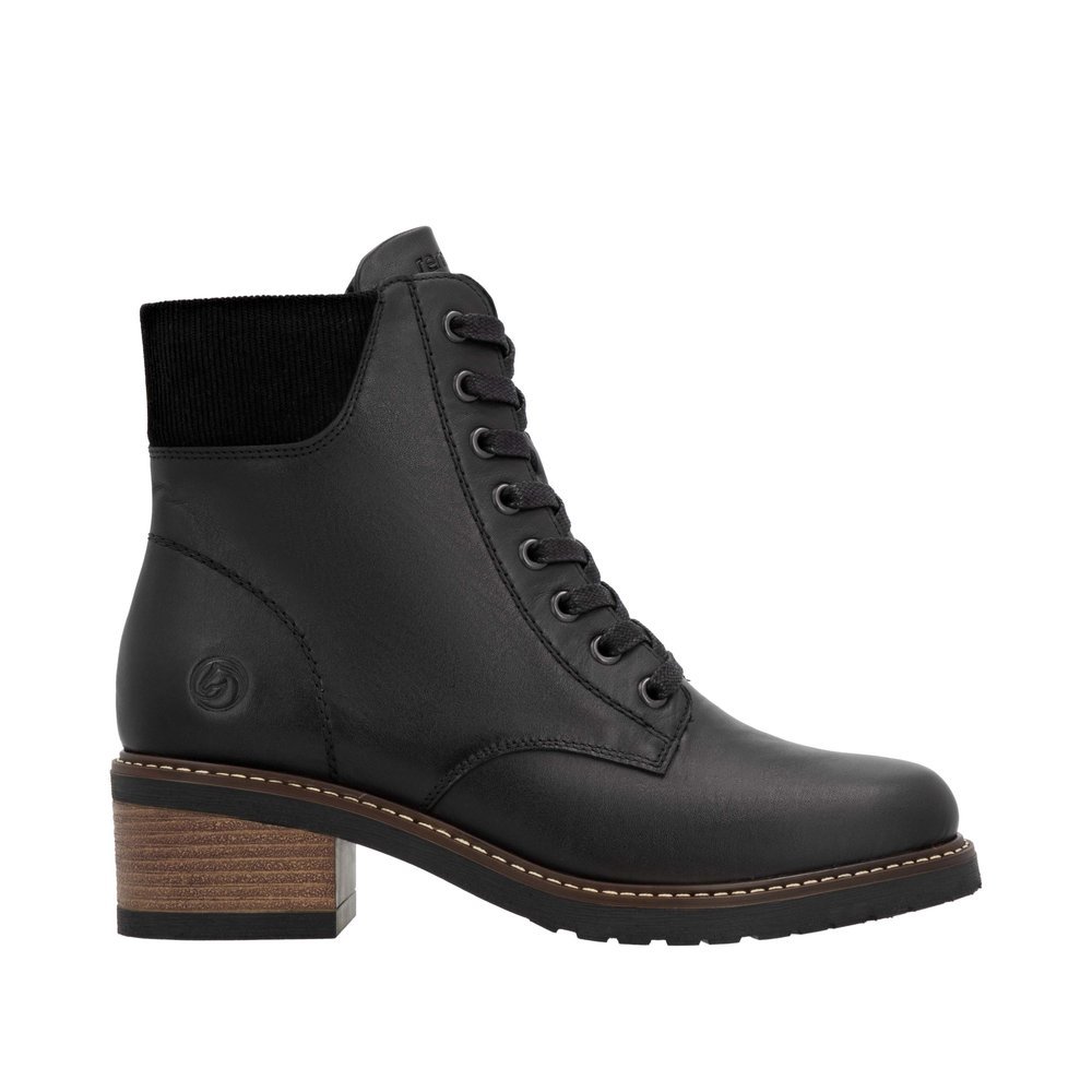 Remonte D1A70-00 Anatomic Leather Ankle Boot Black Remonte D1A70-00 Anatomic Leather Ankle Boot Black