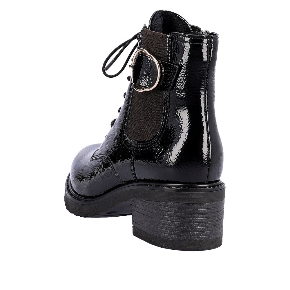 Remonte D1A72-01 Anatomic Leather Ankle Boot Black Remonte D1A72-01 Anatomic Leather Ankle Boot Black