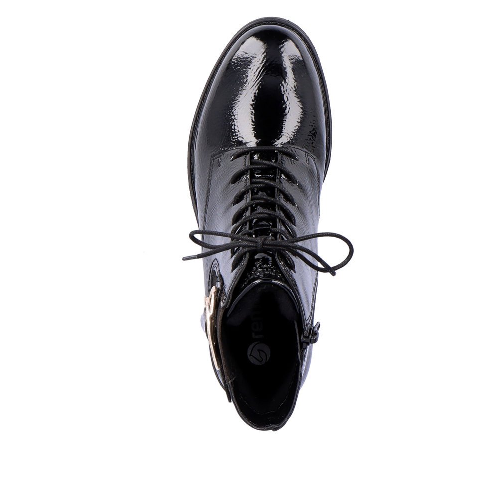 Remonte D1A72-01 Anatomic Leather Ankle Boot Black Remonte D1A72-01 Anatomic Leather Ankle Boot Black