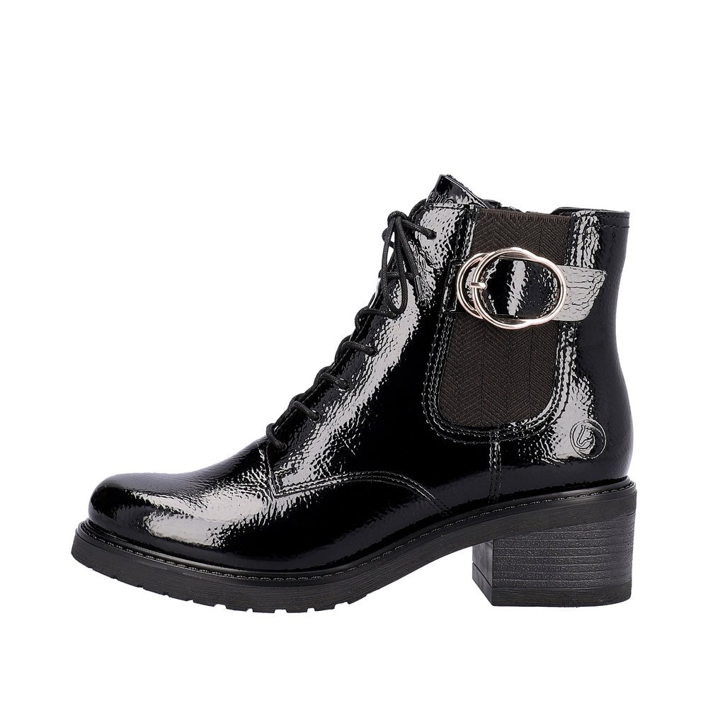 Remonte D1A72-01 Anatomic Leather Ankle Boot Black Remonte D1A72-01 Anatomic Leather Ankle Boot Black