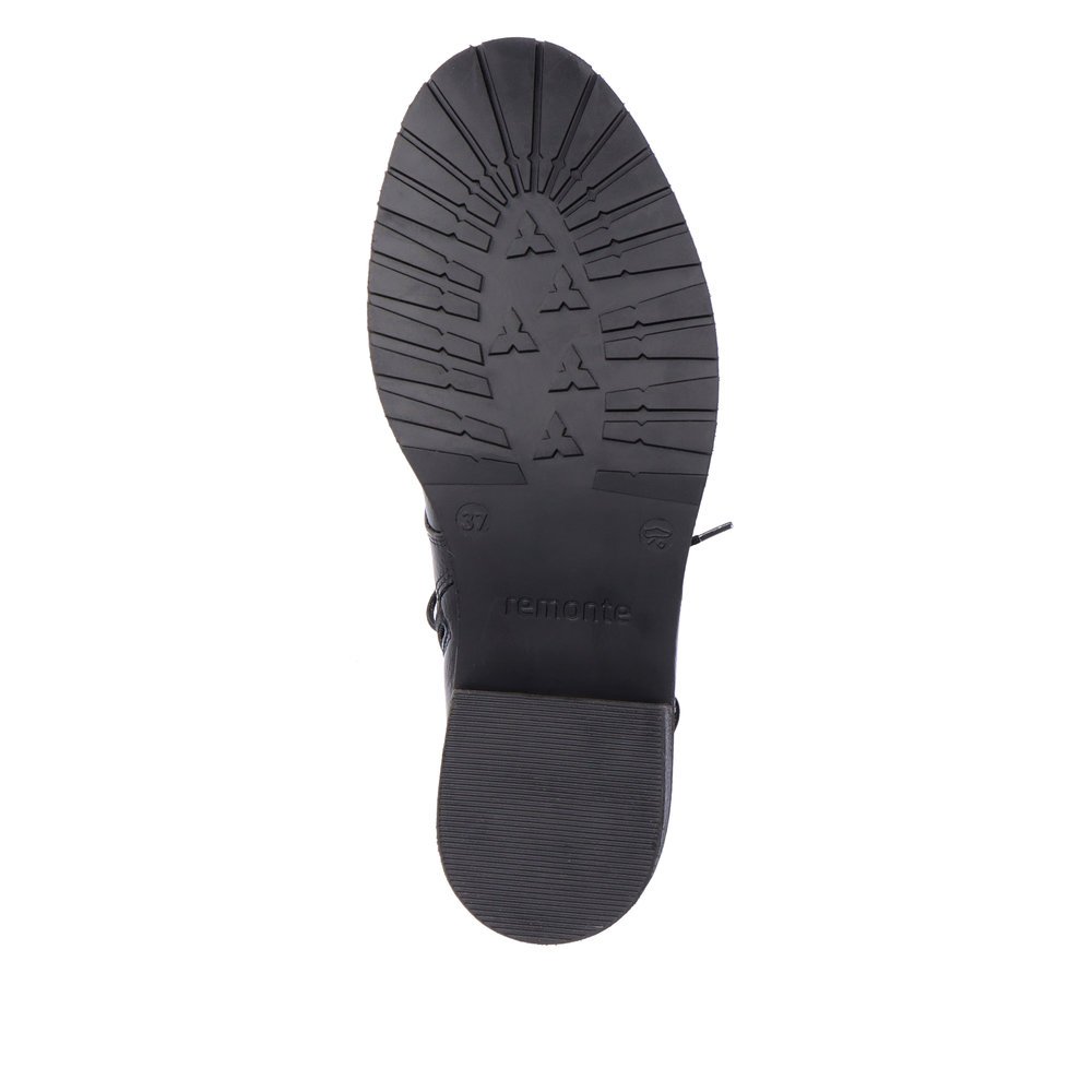 Remonte D1A72-01 Anatomic Leather Ankle Boot Black Remonte D1A72-01 Anatomic Leather Ankle Boot Black