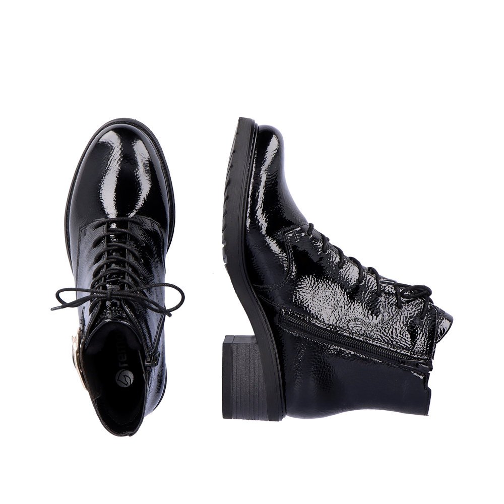 Remonte D1A72-01 Anatomic Leather Ankle Boot Black Remonte D1A72-01 Anatomic Leather Ankle Boot Black