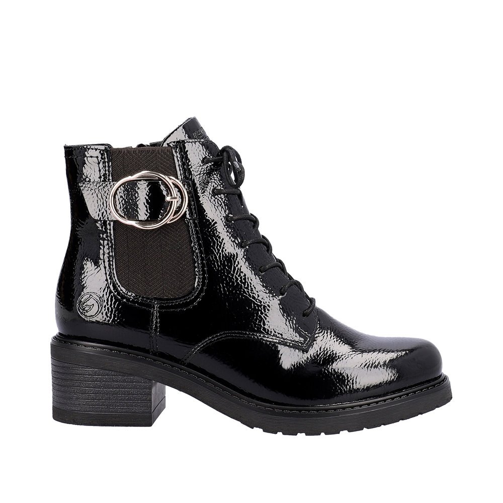 Remonte D1A72-01 Anatomic Leather Ankle Boot Black Remonte D1A72-01 Anatomic Leather Ankle Boot Black