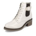 Remonte D1A72-80 Anatomic Leather Ankle Boot Ivory Remonte D1A72-80 Anatomic Leather Ankle Boot Ivory