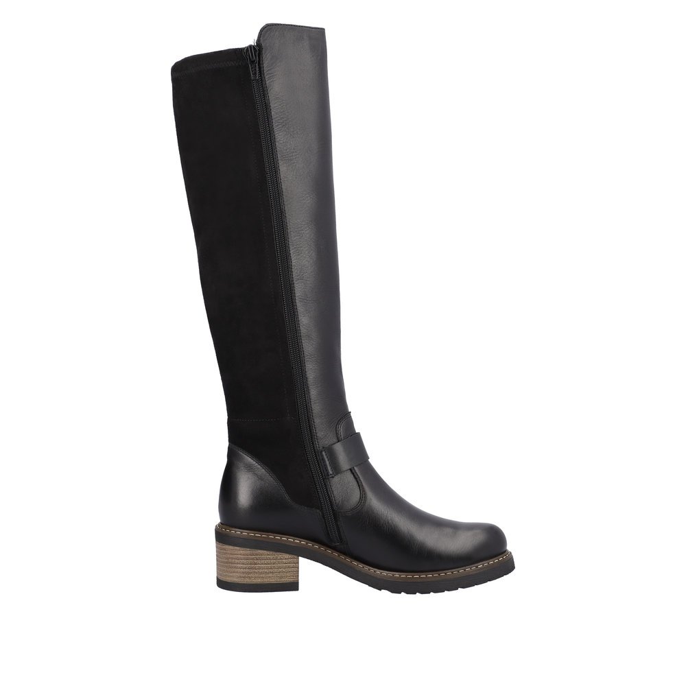 Remonte D1A73-01 Anatomical Leather Boot Black 5.5cm Remonte D1A73-01 Anatomical Leather Boot Black 5.5cm