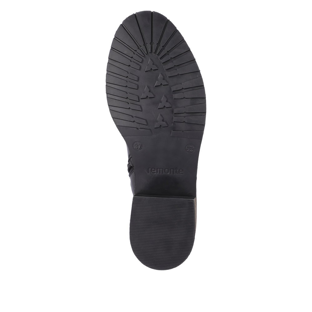 Remonte D1A73-01 Anatomical Leather Boot Black 5.5cm Remonte D1A73-01 Anatomical Leather Boot Black 5.5cm