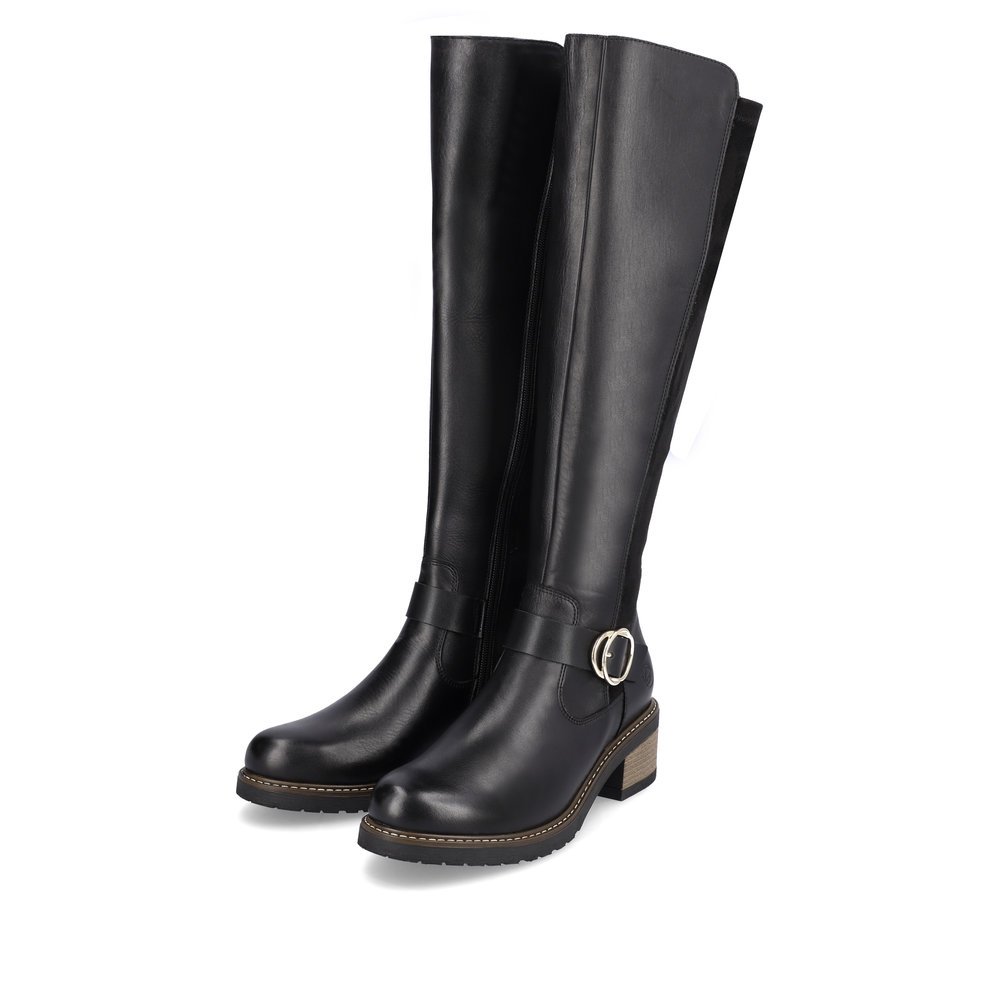 Remonte D1A73-01 Anatomical Leather Boot Black 5.5cm Remonte D1A73-01 Anatomical Leather Boot Black 5.5cm