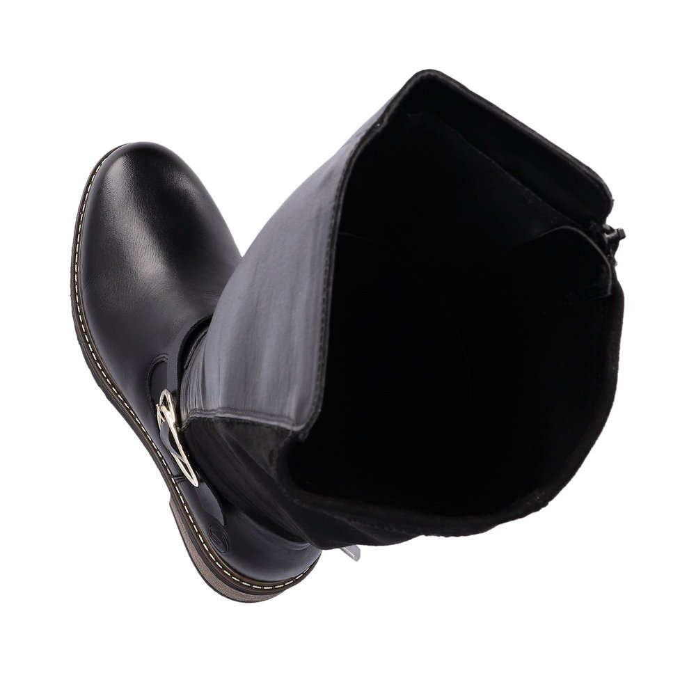Remonte D1A73-01 Anatomical Leather Boot Black 5.5cm Remonte D1A73-01 Anatomical Leather Boot Black 5.5cm